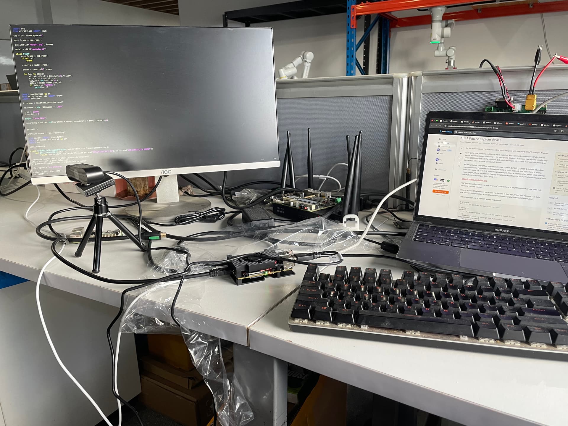 Testing Setup for Human Robot Interaction Script