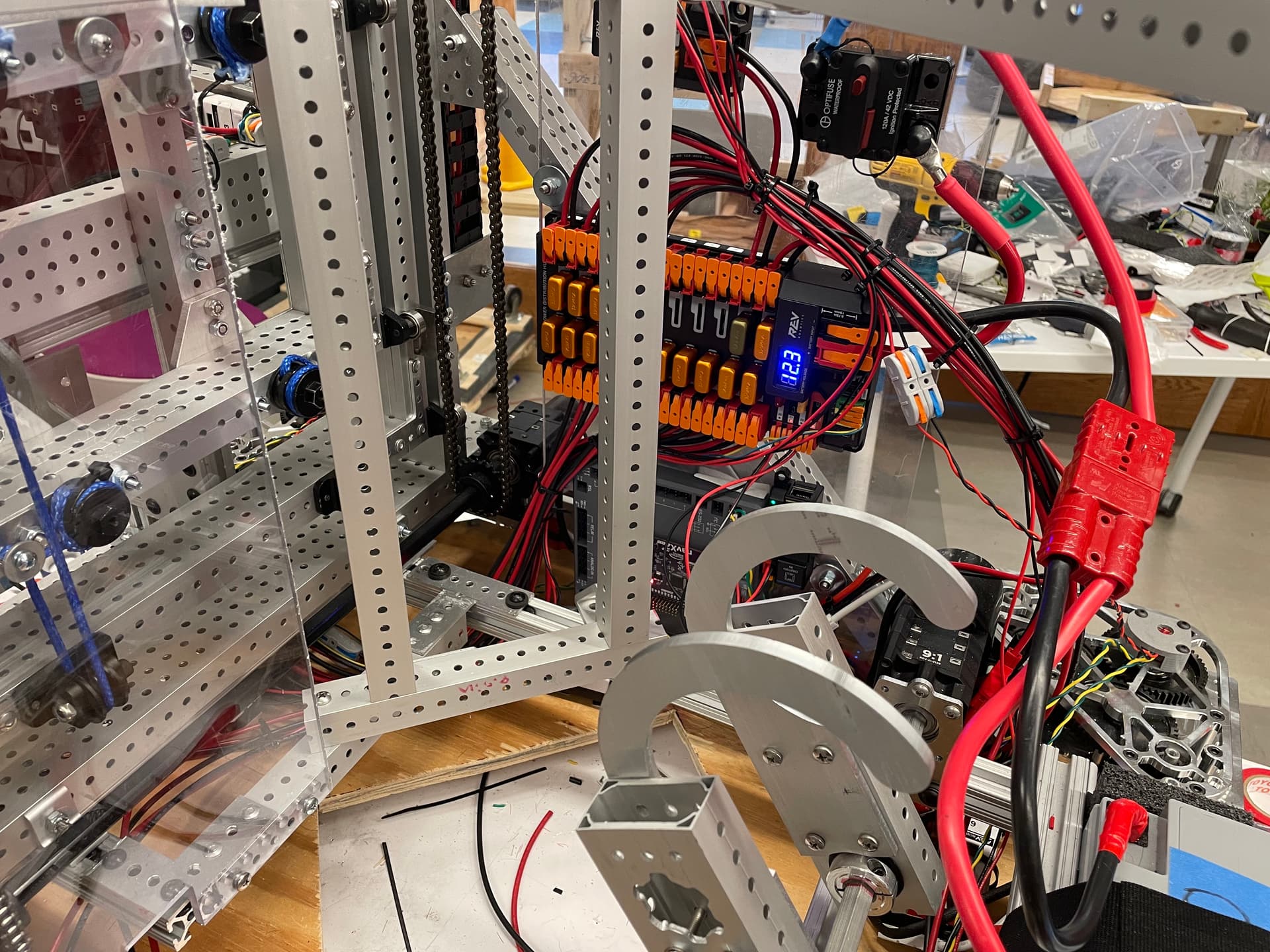 Wiring of the 2025 Competition Robot