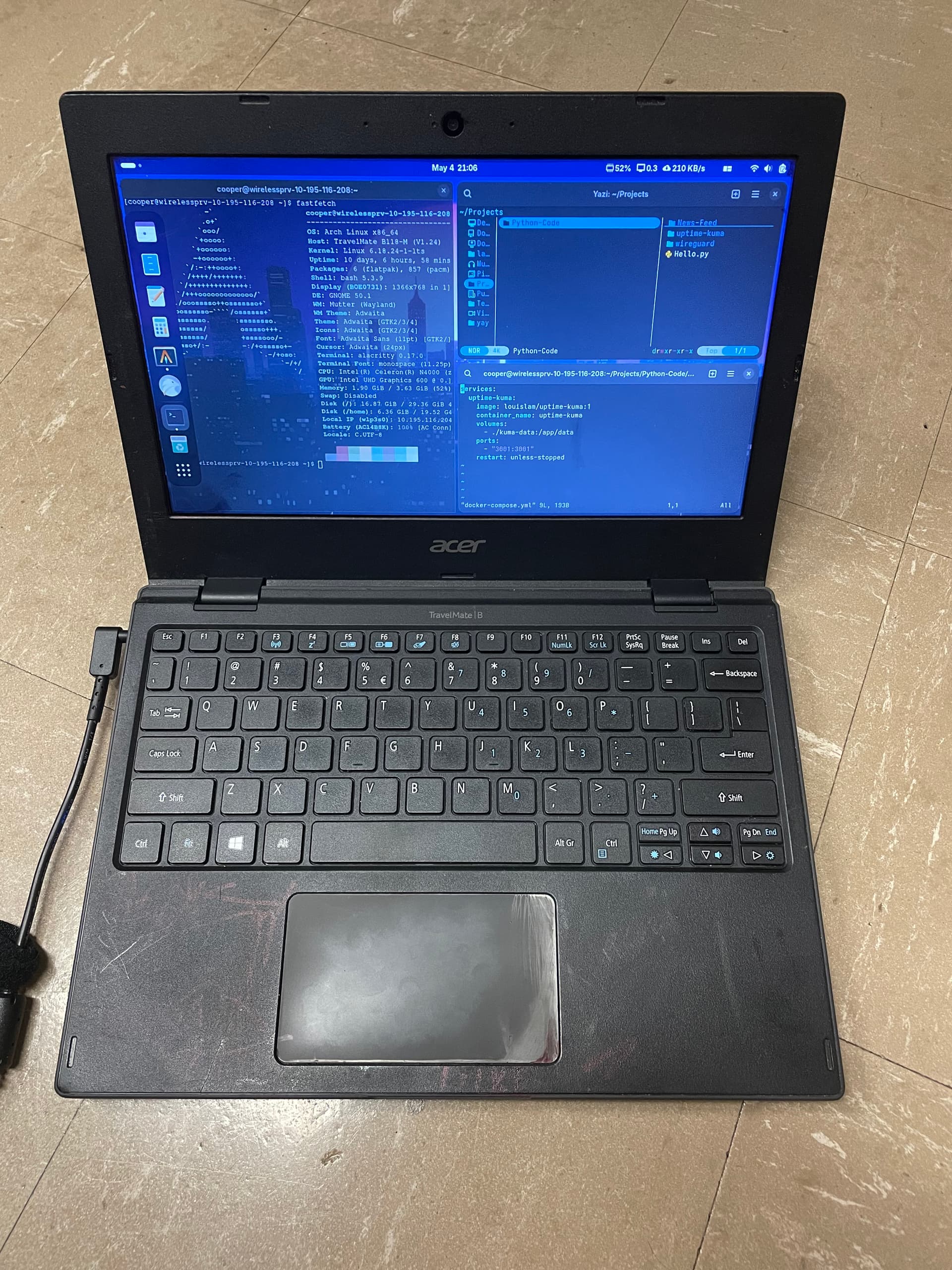 Physical Server Setup