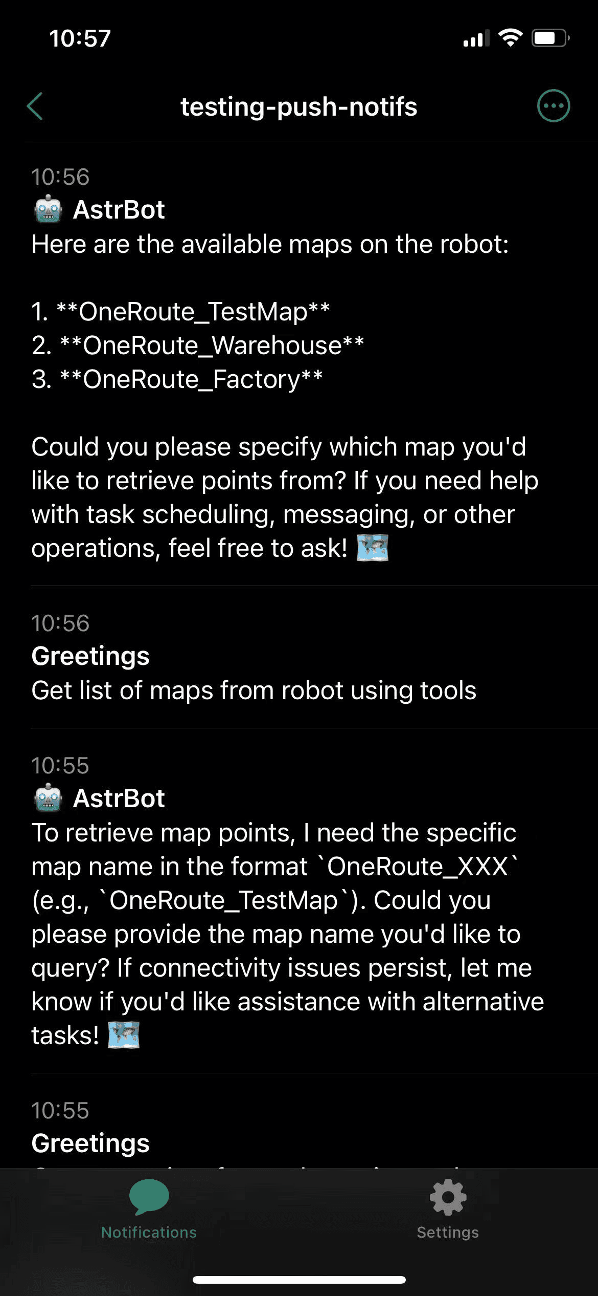 Controlling Robot Using AstrBot, Ntfy, and MCP Server